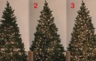 Descubra três modos de colocar as luzes na árvore de Natal... Qual você prefere?