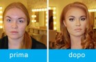 26 ragazze si fotografano prima e dopo il trucco: ecco l'incredibile potere del make up