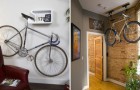 16 soluzioni per sistemare la vostra bici in casa in maniera brillante