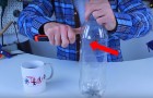 Start by cutting a simple plastic bottle: You have no idea what you will be able to create!