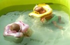 Het gezicht van deze schattige kindjes in het zwembad maakt je dag helemaal goed