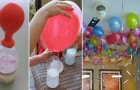 Aqui un truco para inflar los globitos y sin usar helio