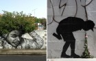 Ammirate questa serie di graffiti che interagiscono splendidamente con la natura