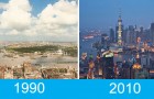 20 villes photographiées à distance de 20 ans : les changements sont incroyables (ou dramatiques?)