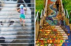 32 scalinate sparse per il mondo che la street art ha trasformato in potenti opere d'arte