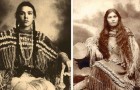 De schoonheid van de Native Americans gefotografeerd in eind 800 net voor de genocide