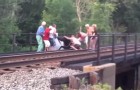 They notice something on the rails --- Teamwork saves the day!