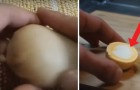A hack to turn eggs inside out!