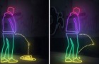 You need to pee and you do it on a street wall? --- Look what happens in Germany!