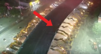 So hat man in China eine Straßenüberführung in nur einer Nacht beseitigt
