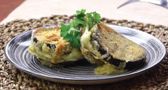 Cordon Bleu met aubergine: als je dit recept ziet, kun je niet anders dan de keuken inrennen en het zelf proberen!