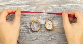 How to upcycle a walnut shell into a gift box!