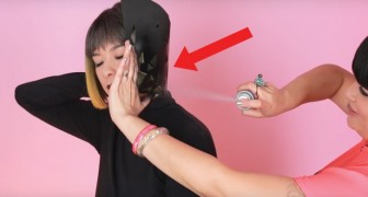 Spray paint your hair like graffiti?  Why NOT?!  :)