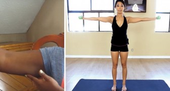 6 ejercicios que puedes hacer en casa para reducir la grasa en exceso de los brazos