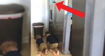 Une maman filme en secret ses enfants dans la cuisine: qu'est-ce qu'ils essaient de faire?