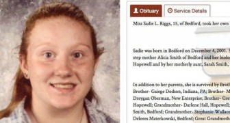 Ze komt op 15 jarige leeftijd te overlijden: haar familie schrijft een bericht dat we aan onze kinderen zouden moeten laten lezen 