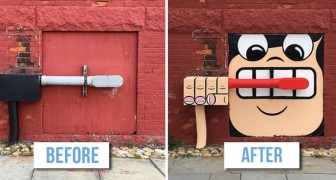 Un artiste de rue ABSOLUMENT GENIAL déambule dans les rues de New York ... espérons que personne ne l'arrêtera !