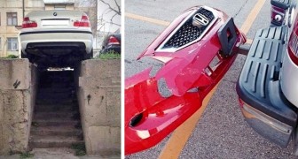 18 photos of parked cars to which you will not know how to give a logical explanation