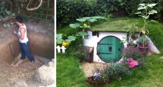 Would you like to live in a hobbit house? This young man built one himself ... Take a look!