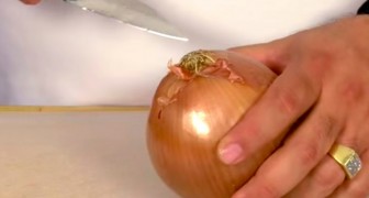 This chef claims that we all have been cutting onions incorrectly! Here is his trick for not crying!