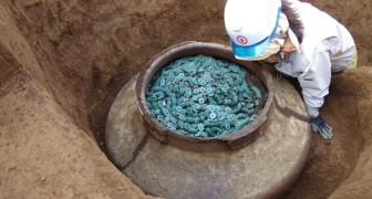 In Japan wurde ein riesiges Glas mit 200.000 Münzen entdeckt, die den Samurai gehören