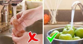 4 Lebensmittel, die Sie NIEMALS vor dem Essen waschen sollten.