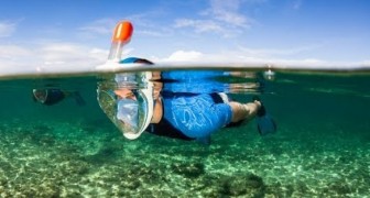 Full face snorkeling mask, a great innovation !