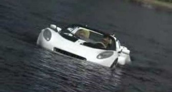 The first underwater car