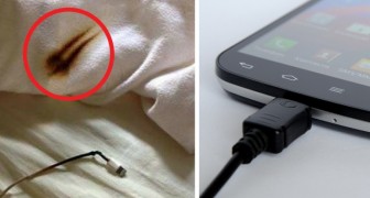 Firefighters recommend to never charge your phone on top of your bedspread or bedsheets 