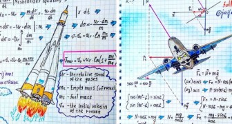 Deze natuurkundeleraar transformeert formules in kunst... en het resultaat maakt dat je terug naar school wilt gaan