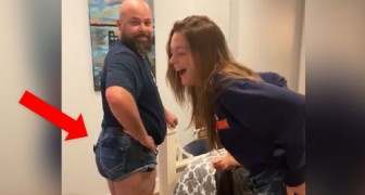 A daughter wears shorts that are too short, but her dad teaches her an exemplary lesson!