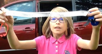 Questa bambina di 9 anni ha inventato un sistema geniale per non far dimenticare i figli in auto