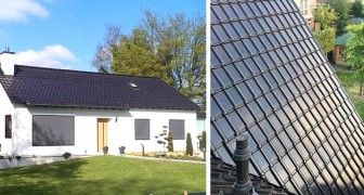 Queste speciali tegole solari catturano l'energia e si integrano alla perfezione con gli edifici