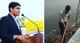 Questo ragazzo ha ripulito decine di laghi e stagni nel suo Paese per affrontare il problema dell'inquinamento