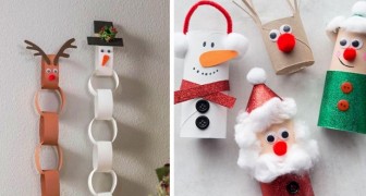 Lavoretti di Natale con i rotoli di carta igienica: 30 idee da realizzare insieme ai bambini