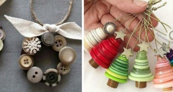Decorazioni di Natale con bottoni colorati: le idee per dei lavoretti facili e divertenti