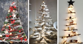 16 idee belle e stravaganti per creare un albero di Natale davvero unico -  Creativo.media