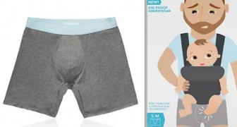 Une entreprise a créé des sous-vêtement masculins qui protègent les papas contre les coups de pied involontaires des enfants