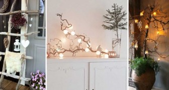 13 idee per decorare la vostra casa in occasione del Natale utilizzando il legno