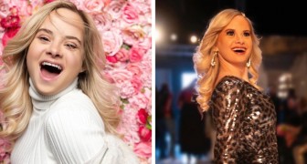 En modell med Downs syndrom gick catwalken under New Yorks modevecka trots alla fördomar