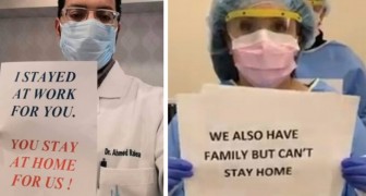 I medici di tutto il mondo stanno implorando le persone di restare a casa e di essere responsabili
