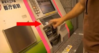 He presses the help button at the ticket machine, but something unexpected happens !