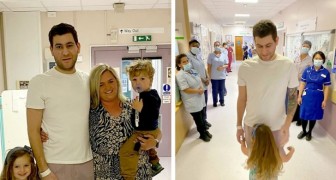 After 8 weeks on a ventilator, a dad is cured of Covid and returns in time for his son's birthday