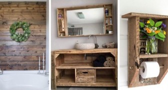 14 Soluzioni Creative Per Arredare Il Bagno In Stile Rustico Riciclando Legno Dei Pallet Creativo Media