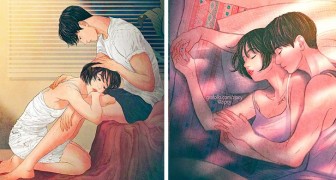 This girl's sweet drawings manage to describe love better than many romantic words