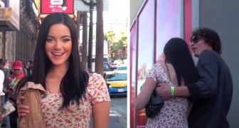She pretends to be drunk and asks passersby to help her call a taxi: 4 out of 5 men try to take her home