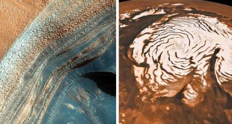 Marte, scoperti diversi laghi salati sepolti sotto i ghiacciai del suo polo sud: potrebbero ospitare forme di vita