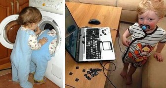 These photos show us that parents can't leave their children alone for even a minute
