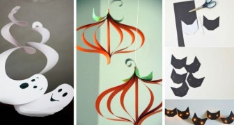 11 decorazioni semplici e divertenti da realizzare con la carta per festeggiare Halloween