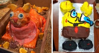17 photos témoignent des tentatives désastreuses de ceux qui ont essayé de faire des gâteaux d'anniversaire ambitieux